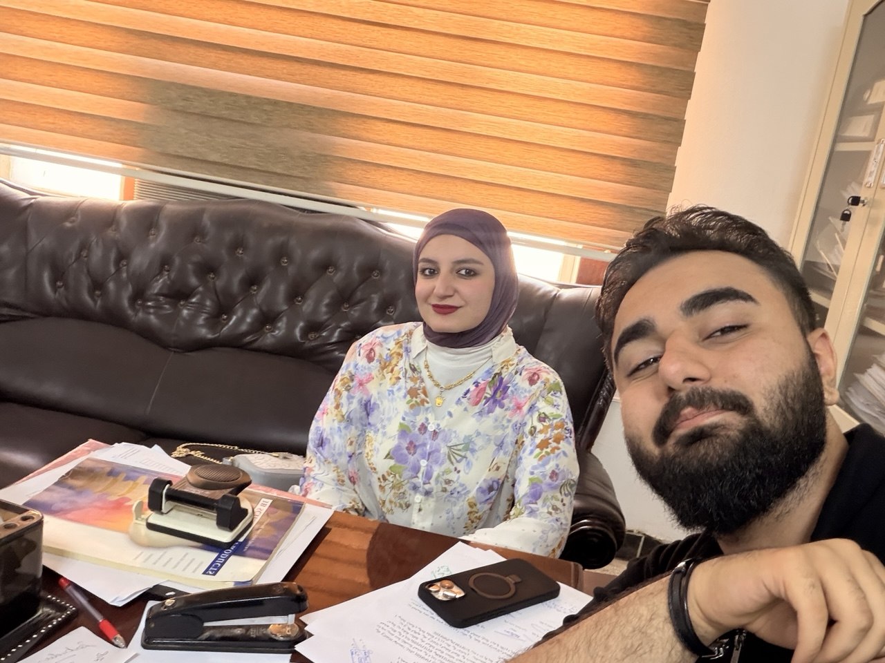 A selfie of us