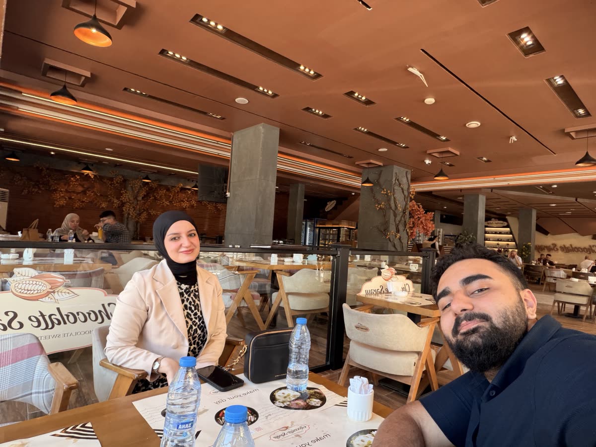 Our first short date at Chocolate Saray